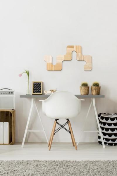 Wallies boven bureau